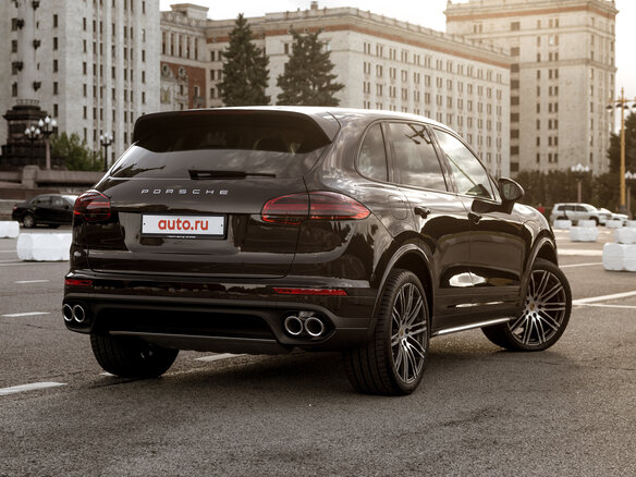 2017 Porsche Cayenne Diesel II Рестайлинг (958), коричневый - вид 8