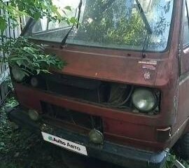 1985 Volkswagen Transporter 4-speed T3, красный, 90000 рублей, вид 2