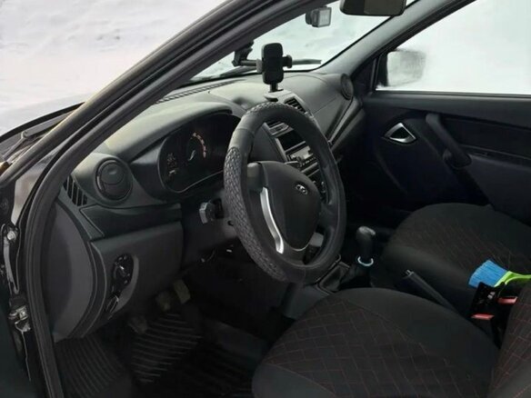 2023 Lada (ВАЗ) Granta I Рестайлинг, чёрный, 750000 рублей - вид 2