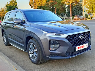 2018 Hyundai Santa Fe IV, серый, 2600000 рублей, вид 4