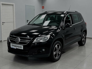 2009 Volkswagen Tiguan I, чёрный, 1530000 рублей, вид 1