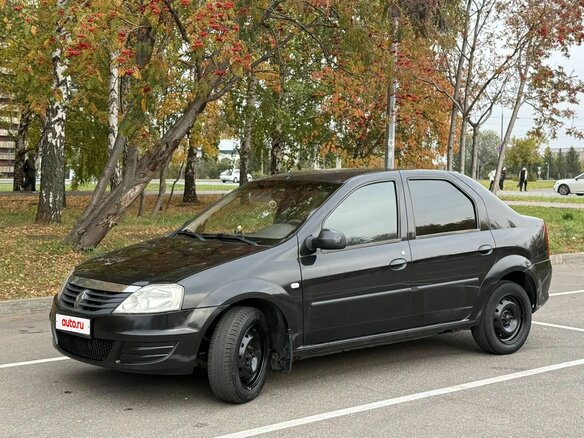 2014 Renault Logan I Рестайлинг, чёрный, 290000 рублей