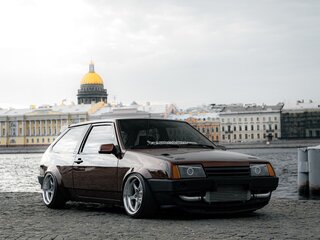 2002 Lada (ВАЗ) 2108, коричневый, 115000000 рублей, вид 2