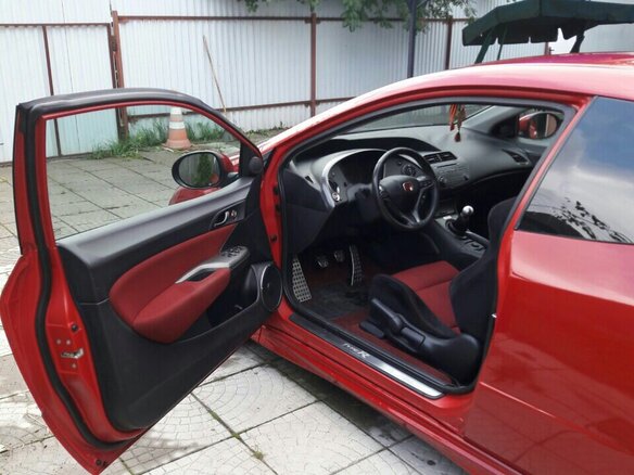 2008 Honda Civic Type R VIII Рестайлинг, красный - вид 1