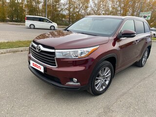 2014 Toyota Highlander III (XU50), красный, 3050000 рублей, вид 1