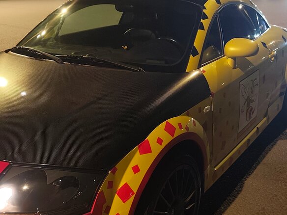 2001 Audi TT I (8N), жёлтый, 1000000 рублей - вид 13