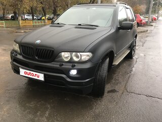 2001 BMW X5 4.4i I (E53), чёрный, 700000 рублей, вид 1