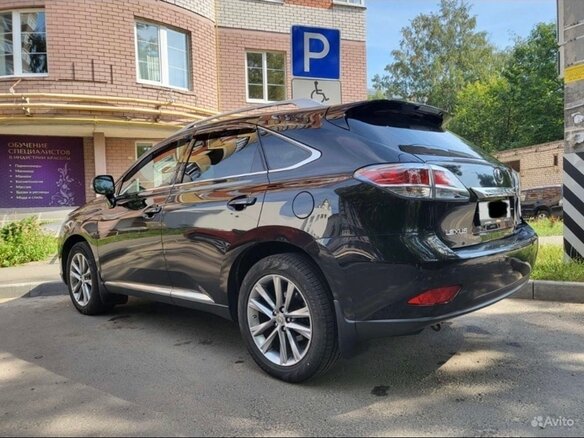 2015 Lexus RX 350 III Рестайлинг, чёрный, 3100000 рублей - вид 3