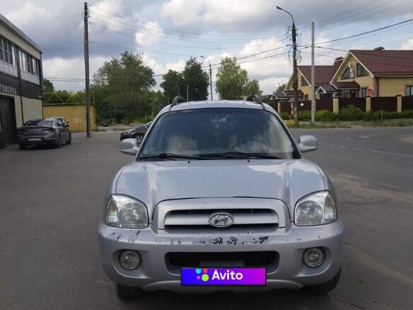 2008 Hyundai Santa Fe Classic Classic, серебристый, 500000 рублей