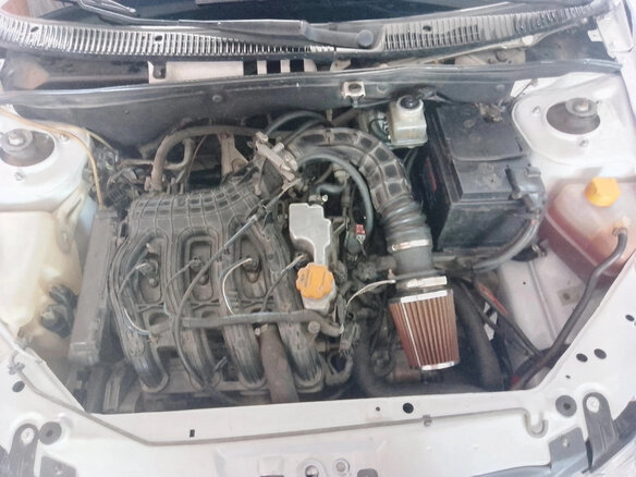 2009 Lada (ВАЗ) Kalina I, белый, 320000 рублей - вид 4