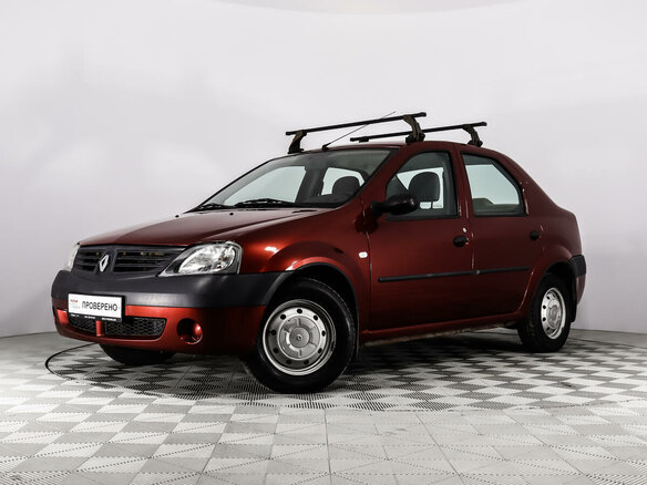 2009 Renault Logan I, красный