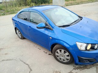 2014 Chevrolet Aveo II, синий, 640000 рублей, вид 2