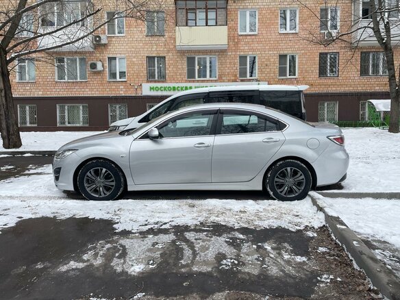 2012 Mazda 6 II (GH) Рестайлинг, серебристый, 1150000 рублей - вид 3