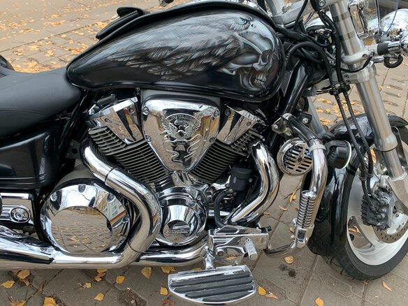 2002 Honda VTX 1800, чёрный - вид 12