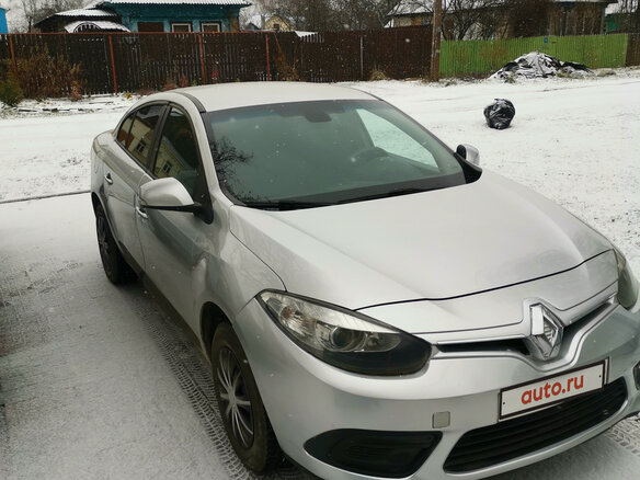 2014 Renault Fluence I Рестайлинг, серебристый - вид 1