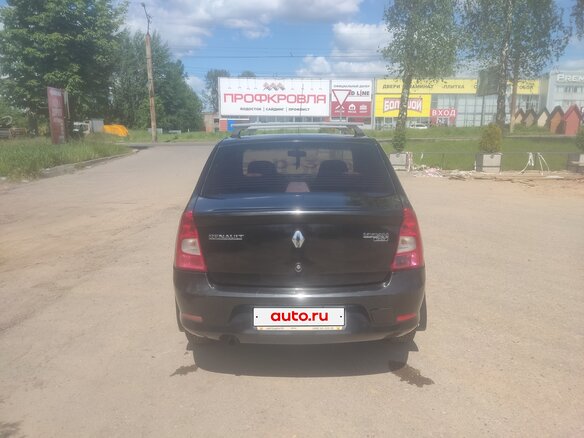2013 Renault Logan I Рестайлинг, чёрный, 308000 рублей - вид 4