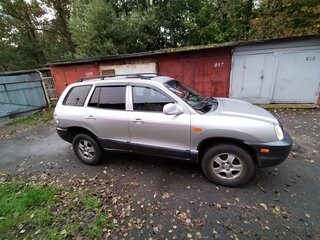 2003 Hyundai Santa Fe I, серебристый, 350000 рублей, вид 4