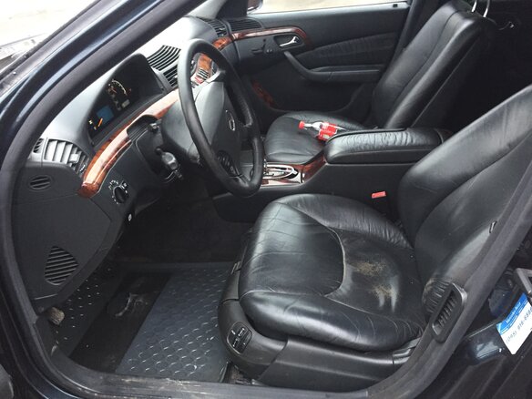 2001 Mercedes-Benz S-Класс 320 IV (W220), чёрный - вид 7