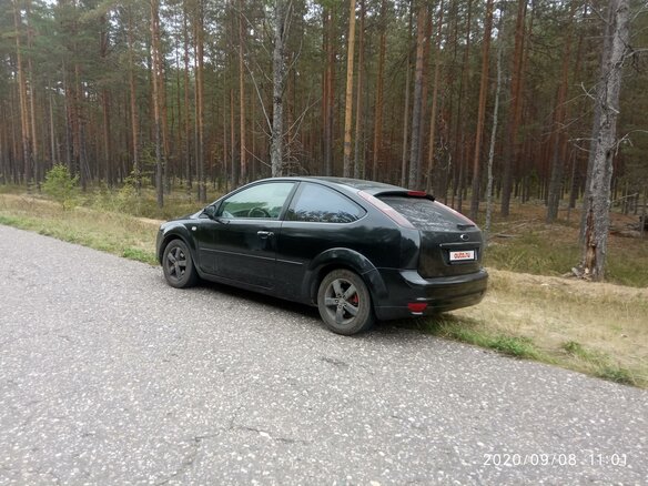 2007 Ford Focus II, чёрный - вид 4