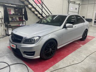 2012 Mercedes-Benz C-Класс 180 BlueEFFICIENCY III (W204) Рестайлинг, серебристый, 1530000 рублей, вид 5