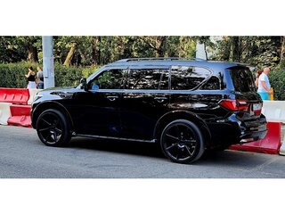 2018 Infiniti QX80 I Рестайлинг 2, чёрный, 6200000 рублей, вид 5