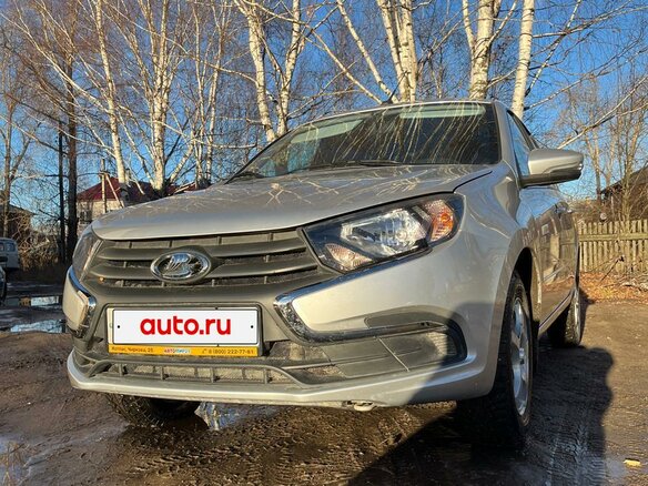 2023 Lada (ВАЗ) Granta I Рестайлинг, серебристый, 985000 рублей - вид 13