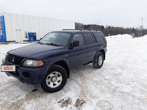 2001 Mitsubishi Pajero Sport I, синий - вид 1