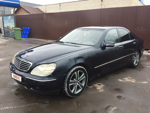 2001 Mercedes-Benz S-Класс 320 IV (W220), чёрный - вид 1