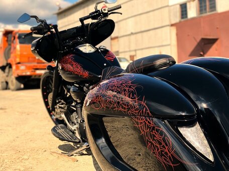 2008 Yamaha XV 1900, чёрный, 2150000 рублей, вид 3