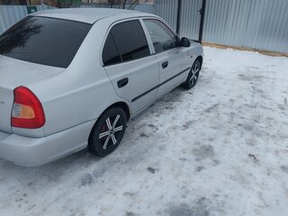 2006 Hyundai Accent ТагАЗ II, серебристый, 350000 рублей, вид 2