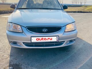 2005 Hyundai Accent ТагАЗ II, красный, 340000 рублей, вид 1
