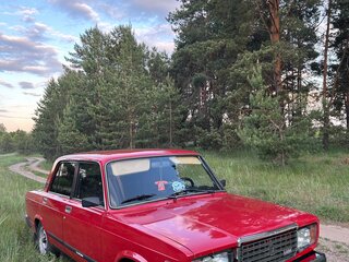 1991 Lada (ВАЗ) 2107, красный, 250000 рублей, вид 4