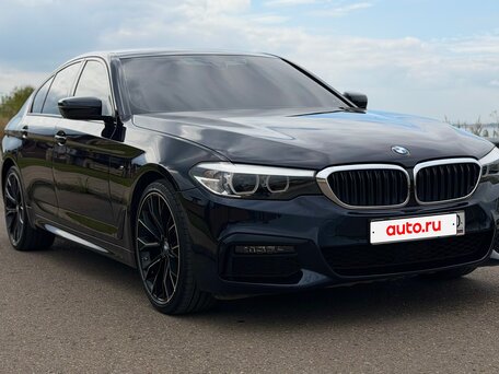 2019 BMW 5 серии 520d xDrive VII (G30/G31/G38), чёрный, 3600000 рублей, вид 4
