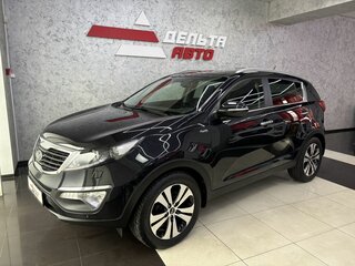 2013 Kia Sportage III, чёрный, 1565000 рублей, вид 1