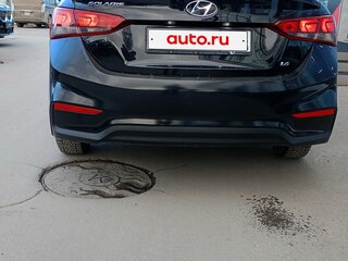 2017 Hyundai Solaris II, чёрный, 1190000 рублей, вид 4