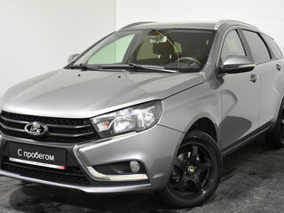 2020 Lada (ВАЗ) Vesta SW I, серый, 1385000 рублей, вид 3