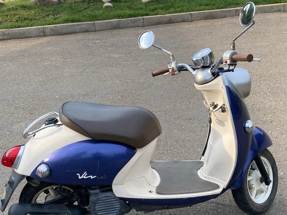 2010 Yamaha Vino 50, синий, 60000 рублей - вид 5