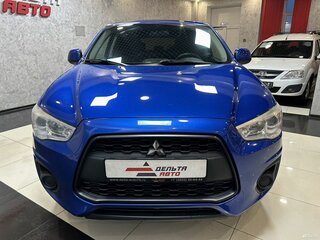2014 Mitsubishi ASX I Рестайлинг, синий, 1365000 рублей, вид 2