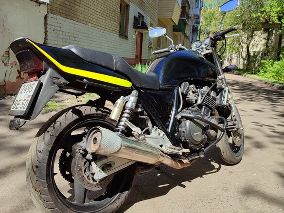1995 Honda CB 400 Super Four, жёлтый, 250000 рублей - вид 1