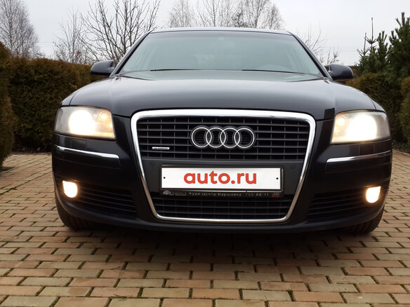 2006 Audi A8 Long II (D3) Рестайлинг, чёрный, 2500000 рублей