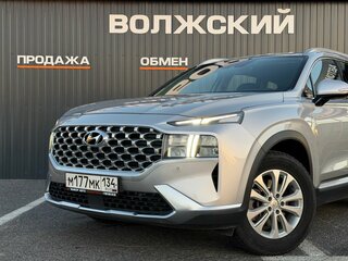 2021 Hyundai Santa Fe IV Рестайлинг, серебристый, 3160000 рублей, вид 5