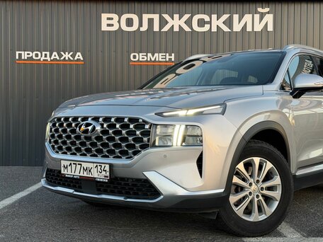 2021 Hyundai Santa Fe IV Рестайлинг, серебристый, 3160000 рублей, вид 5