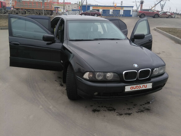 2000 BMW 5 серии 525d IV (E39) Рестайлинг, чёрный - вид 9