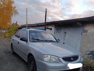 2004 Hyundai Accent ТагАЗ II, серебристый, 470000 рублей, вид 1