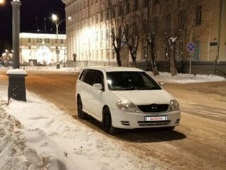2002 Toyota Corolla Fielder IX (E120, E130), белый, 750000 рублей, вид 2