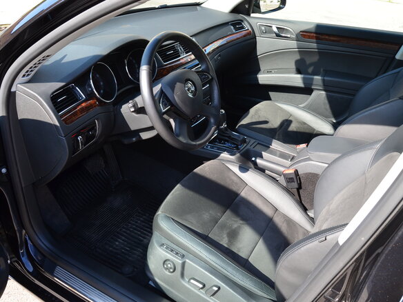 2014 Skoda Superb II Рестайлинг, чёрный - вид 5