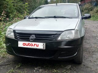2013 Renault Logan I Рестайлинг, серый, 220000 рублей, вид 2