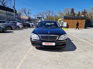 2004 Mercedes-Benz S-Класс 350 Long IV (W220) Рестайлинг, чёрный, 970000 рублей, вид 2