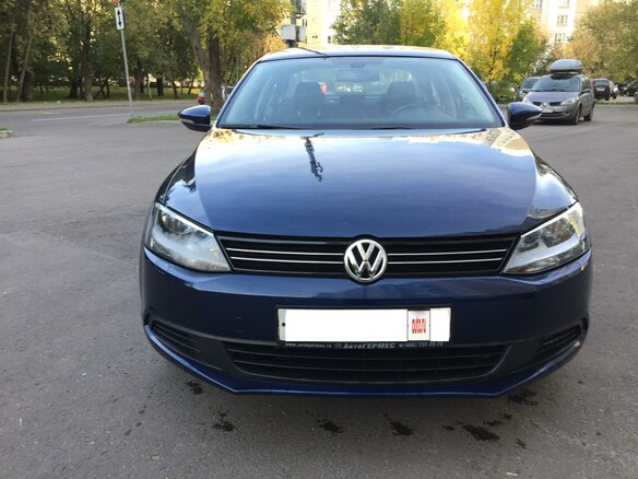 2012 Volkswagen Jetta VI, синий - вид 1