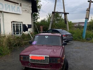 2004 Lada (ВАЗ) 2107, красный, 75000 рублей, вид 1